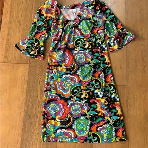 Colorful patterned dress